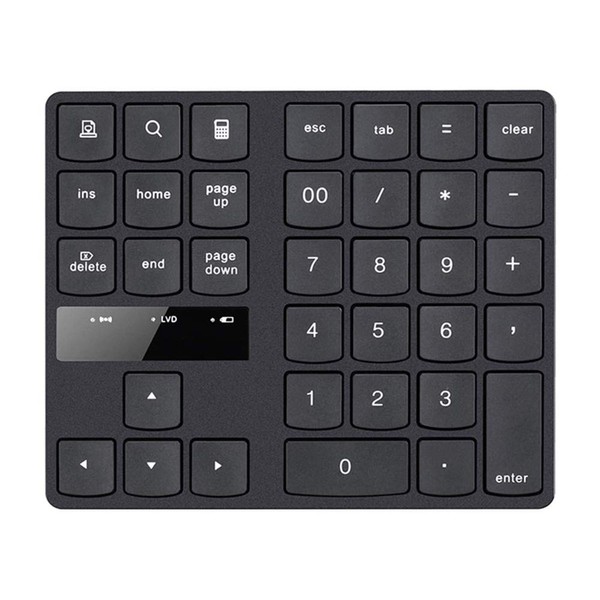 USB Numeric Keypad Cordless 2.4G Wireless Portable Slim Mini Number