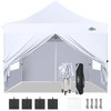 COBIZI 10x10 Pop Up Canopy with 4 Removable Sidewalls, Easy