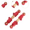 Luwecf 2Pcs 1:14 RC Vehicle Steering Rods Linkages Arm Tie