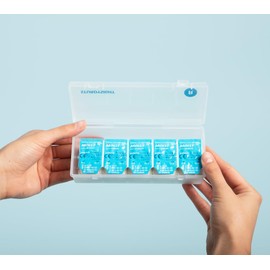 STURDYSIGHT 2-Pack Contact Lens Case Organizer | Holds 20 Lenses Each | Portable Storage Box for Contacts | Fits All Brands