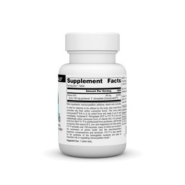 Source Naturals Coenzymated B-6, P-5´-P (PYRIDOXAL-5´-Phosphate) Promotes a Healthy Nervous System* 100 mg - 30 Tablets