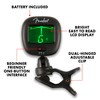 Fender FT-1 Professional Guitar Tuner Clip On, with 1-Year Warranty,