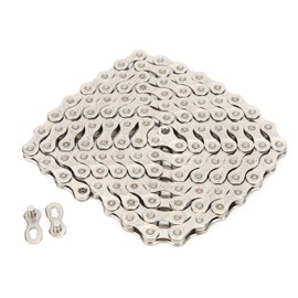 ZTTO Bike Chain 9‑Speed 116 Links Bicycle Chain with Chain Links for Road Mountain Cycling Silver