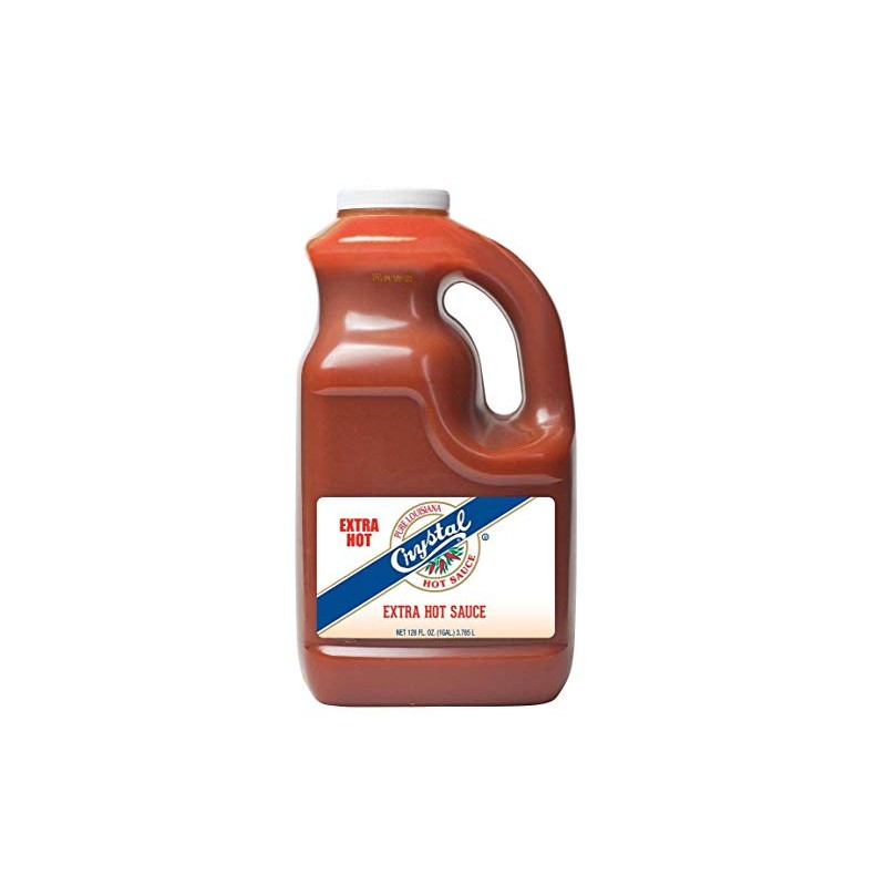 Crystal Louisiana Pure Extra Hot Sauce, 1 Gallon