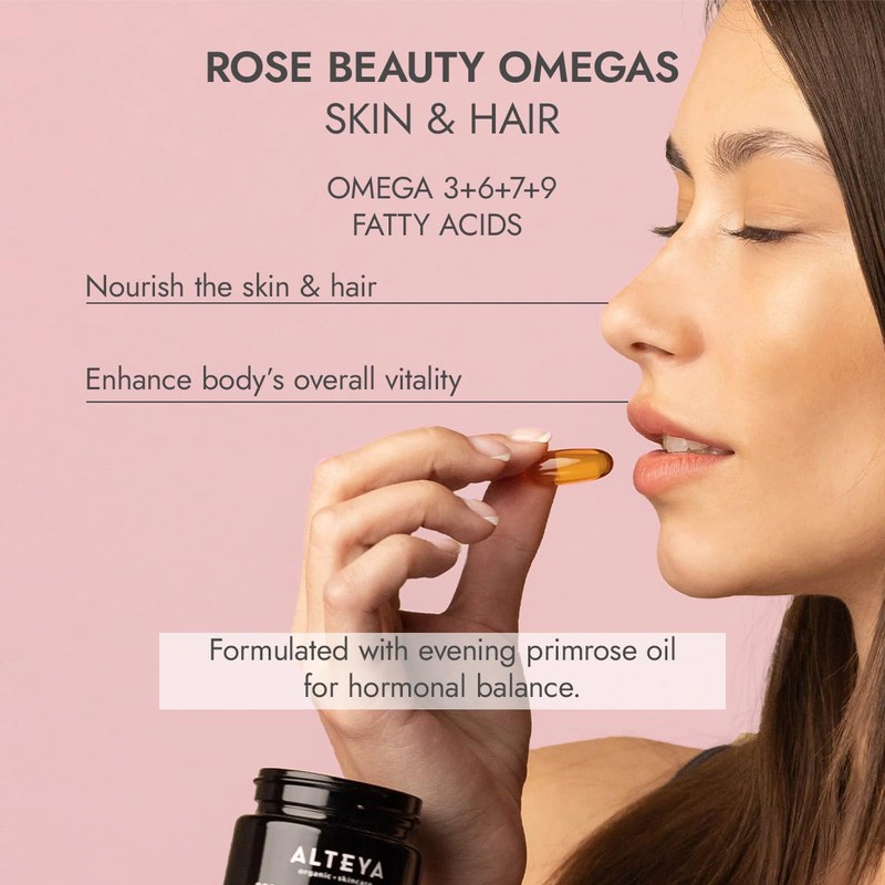 Alteya Bio Rose Beauty Omegas - Omega Vegetable 3+6+7+9 Fatty