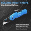 XW Folding Utility Knife with Screwdriver, Heavy Duty Zinc Alloy