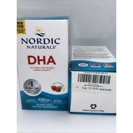 Nordic Naturals 2 Nordic Natural DHA Brain & Nervous System Support. Strawberry