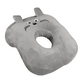 Kiswleon Office Nap Ear Piercing Pillow,Cute Ear Pillow with Hole,Pillows for Side Sleepers,Donut Pillow for Classroom Office Library Airplane