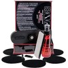 Allsop Orbitrac 3 Pro Vinyl Record Cleaning System, 2X Cleaning Cartridges, Protective Non-Skid Pad, Cleaner Fluid, Reviving Brush, and Storage Case (31735), Black, 1