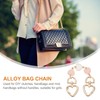 2 Pieces Alloy Bag Strap Handbag Chain Bag Extender Chain