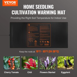 VEVOR 1 Pack Seedling Heat Mat 48"x 20.75", UL & MET-Certified Waterproof Warm Hydroponic Plant Heating Pad for Seed Starting, Germination, Indoor Gardening, Greenhouse