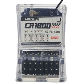 captainrc LDARC CT01 CR1800 Receiver 2.4G 8-Channel Radio Transmitter for Tracked Vehicles, Trucks, Cars and Boats