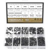 Kindroufly 562 Pieces Black M2.5 x 4/6 /8/10 /12/16 /20mm