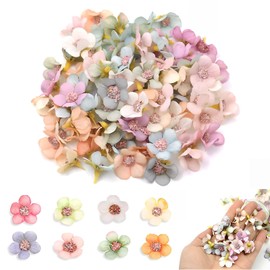 Artificial Daisy Flower Heads – 50-Pack Mini Silk Flowers for DIY Crafts – 2.7cm Colorful Faux Floral Decorations – Soft, Realistic, Reusable – Ideal for Weddings, Bouquets, Scrapbooking,Decor Wreath Home Accessories Crafts