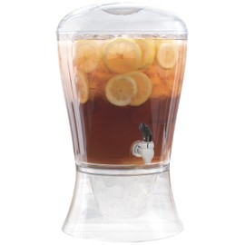Creativeware 3-Gallon Beverage Dispenser- Poly Prop Beverage Dispenser, Clear