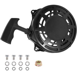 RUHUO 497680 Recoil Starter Compatible with Brigs & Straton Pull Start Assembly, 497680 Rewind Starter Compatible with 6.75 Motor Craftman, Rotary 12368 Lawn Mower Recoil Starter Replace