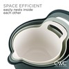 COOK WITH COLOR Non-Slip Mixing Bowls - 4 Piece Nesting