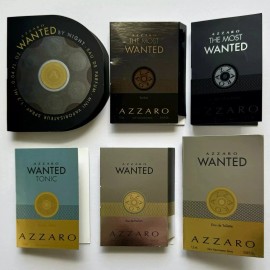 Cologne Azzaro  WANTED Cologne Collection For Men Sample Spray Vial 6pc  Set