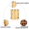 oumuik Brass Sleeve 3/4 Inch Female Thread Fitting Brass Fittings