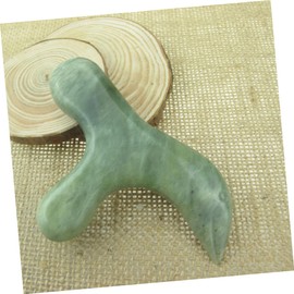 FRCOLOR Natural Jade Foot Massager Point Trigger Massage Tool for Foot Care Promotes Relieves Tension for Reflexology and Wellness Random Color