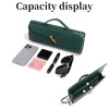 Handbags women Handmade Woven Evening Bag PU Leather Handbags clutch