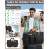 HNCTINNO Duffle Bag for Travel, 50L Carry On Duffle Bag