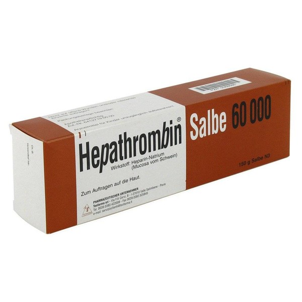 Categories:Pharmacy,Phlebeurysm,The cardiovascular system Hepathrombin 60,000, 150 g