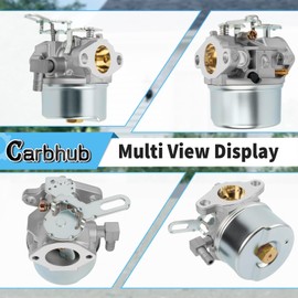 Carbhub Carburetor Snowblower for Tecumseh 632107 632378 632536 640084 640105 640299 632107A 632378A 640084A 640084B 640299A 640299B 3.5HP 4HP 5HP HS50 LH195SP OHSK110 OHSK120 OHSK125 Carb