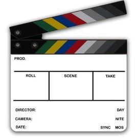 Birns & Sawyer Acrylic Insert Slate w/ Color Clappers