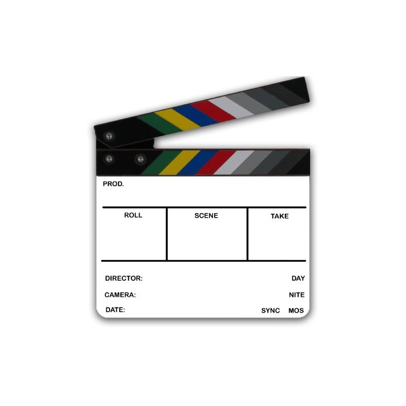 Birns & Sawyer Acrylic Insert Slate w/ Color Clappers