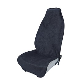 Blueshyhall Car Seat Covers, Waterproof, Washable and Non-Slip, Seat Protector, Car Front Seats, Terry Fabric, Anti Sweating Car Seat Cover, Car Seat Covers After Sports (Black)