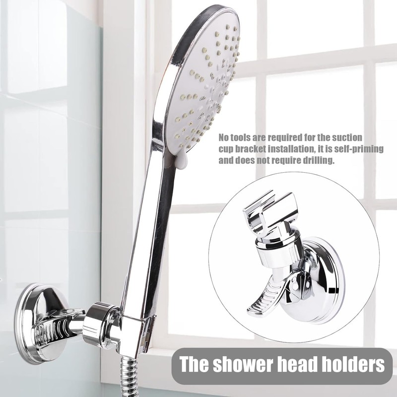 Norhogo Suction Cup Adjustable Removable Shower Wall Mounted Bracket, hower
