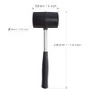 Utoolmart 20 Ounce Rubber Mallet Hammer 65mm Diameter with Anti-Slip