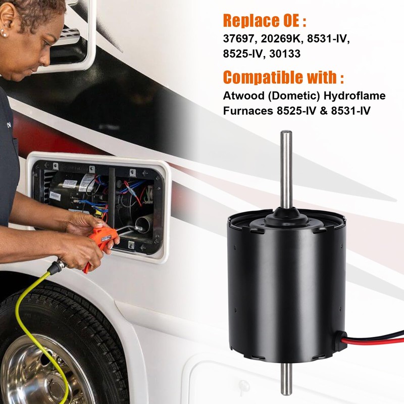 Furnace Heater Blower Motor Compatible with Atwood (Dometic) RV Furnaces