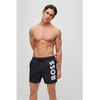 BOSS, Men's Octopus Swim Shorts, New - Black007