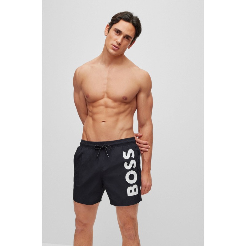 BOSS, Men's Octopus Swim Shorts, New - Black007