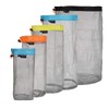 Yundxi Ultralight Ultra Stuff Sacks Set Mesh Drawstring Storage Bags