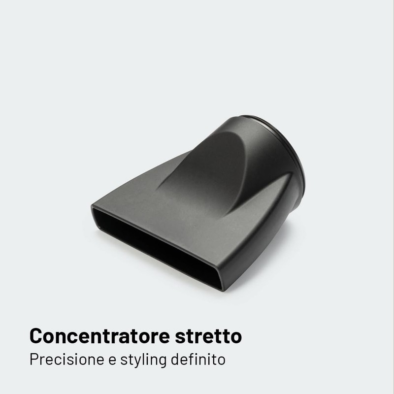 Imetec S6 2200 Asciugacapelli 2200W con Diffusore e Concentratore, Phon