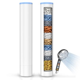 2er Pack Filter für Duschkopf, Nur für Asin:B0DXKSNRMV, B0F28L433D, DIGIROOT 15 Schichten Duschfilter für Kalkhaltiges Wasser, Shower Filter Entfernung von Chlor, Schwermetallen