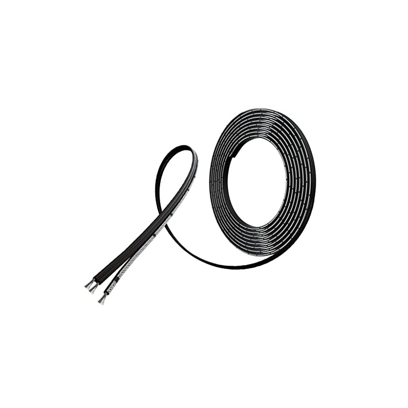 BNTECHGO 22 Gauge Silicone Ribbon Cable Flexible 3P Black 10