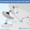 Voolan Rain Shower Head with Extension Arm - High Pressure
