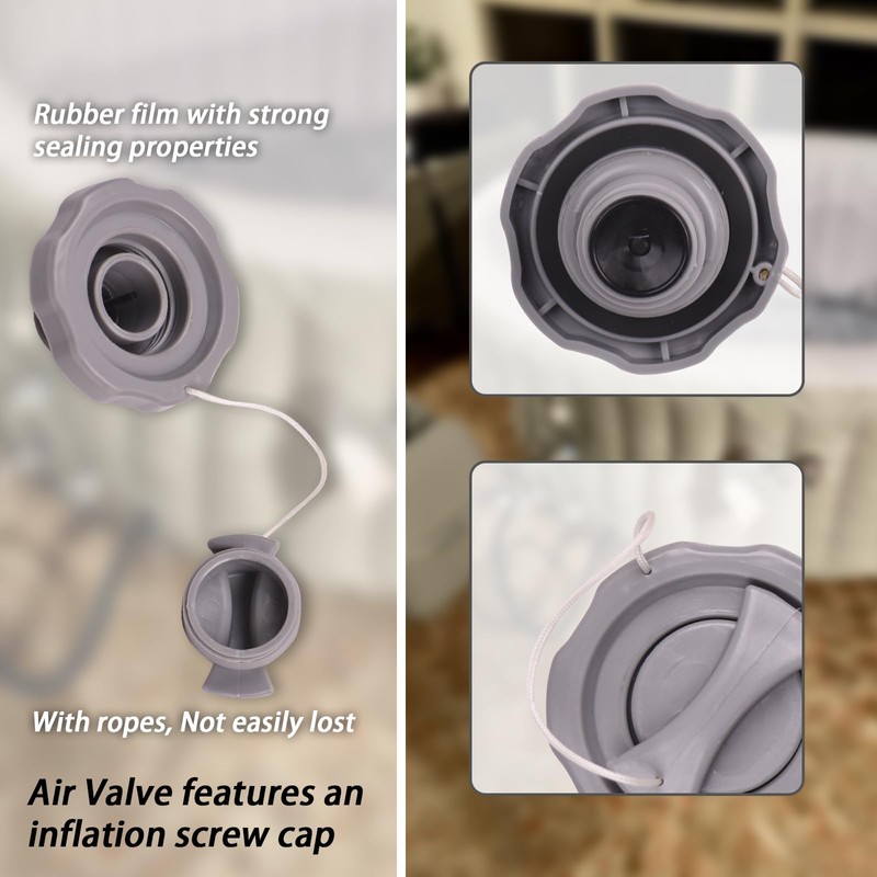 XTPTFABS P05767 Air Valve Cap,Replacement One Way Air Valve Cap,Screw