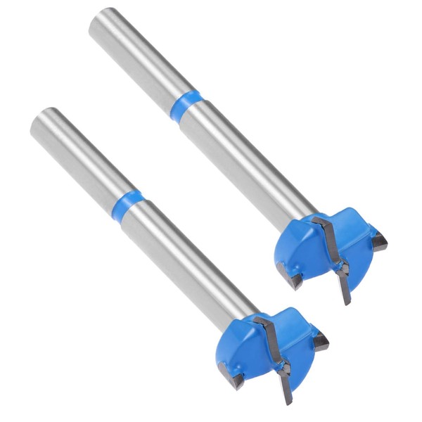 Boxonly 2Pcs Woodworking Hole Opener Positioning Drill Bit 17mm Forstner