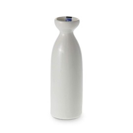 JapanBargain 2722, White Porcelain Sake Carafe Sake Bottle for Cold Sake and Hot Sake Microwave Safe, 7.5 ounce