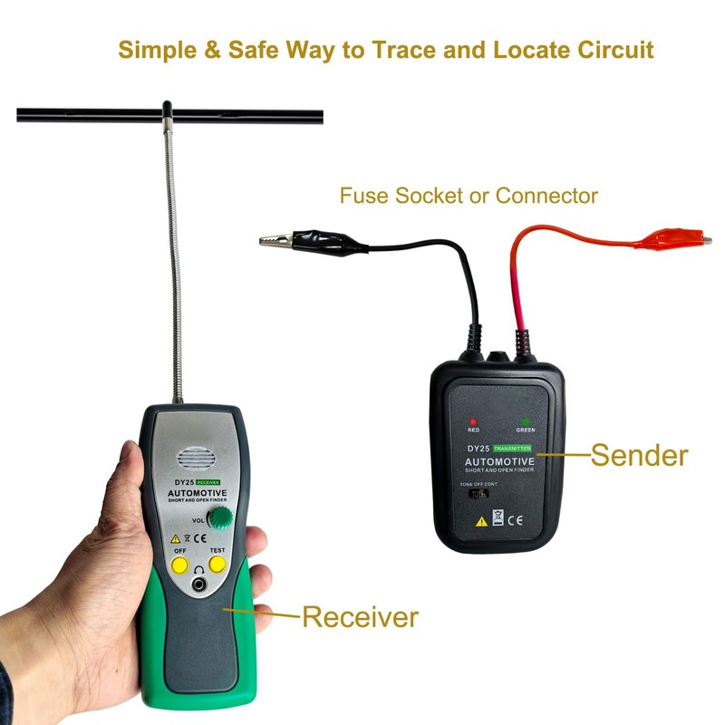 Professional Automotive Circuit Tracer - 6-42V Short & Open Finder