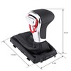 Akozon Gear Knob, Gear Knob Cover Leather Replacement Gear Lever