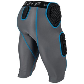 CHAMPRO Bull Rush - Faja de 7 Almohadillas para Orejas, Color carbón, Inserto Negro, Talla Grande Juvenil