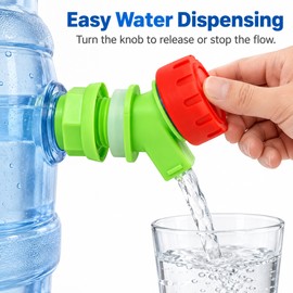 Water Container Faucet for Tanks & Buckets – Knob-Type Replacement Tap for Easy Dispensing at Home & Outdoors