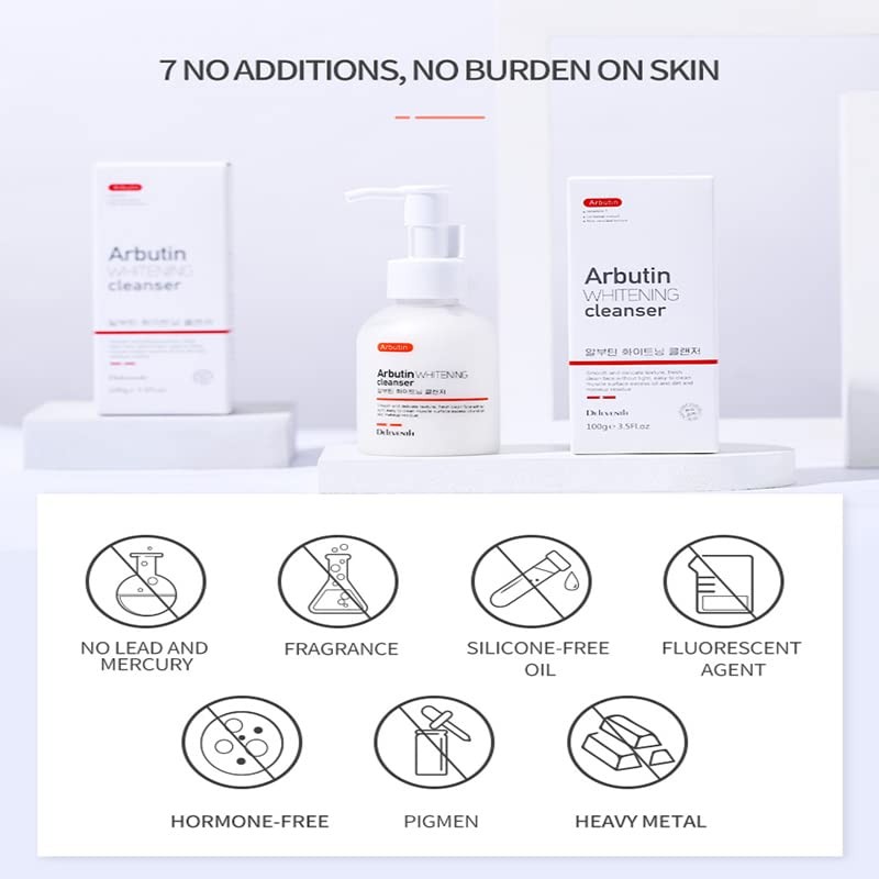 DEleventh Korean Brand α-Arbutin Amino Acid Whiteng Facial Cleanser 100