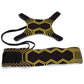 Football Kick Trainer Soccer Training Aids Hands Free Throw Sole Practice Equipment for Kids with Adjustable Belt Elastic Rope Fits Ball 3, 4,and 5